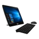 Asus V161GART-BD003R masaüstü bilgisayar, siyah ekran, klavye ve fareyle birlikte