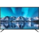 Sunny SN50LEDJ50 Ultra HD 4K TV, siyah çerçeveli ekranında karlı dağ ve göl manzarasıyla önden görünüm