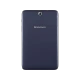 Lenovo A7-50 3G tablet, gece mavisi renkte arka görünüm ve marka logosu önden.