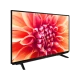 Arçelik A65 A 850 B Ultra HD 4K LED televizyon, siyah çerçeveli ve çiçek görüntülü ekranıyla.