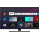 Vestel 43UA9800 Ultra HD 4K LED televizyon, siyah çerçeveli akıllı TV arayüzü açık ekranda