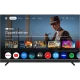 Vestel 65QMG9950 Ultra HD 4K QLED televizyon, siyah çerçeveli ekranda Google TV arayüzü ve uygulamalar.