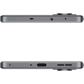 Gri OnePlus Nord CE4 akıllı telefonun üst ve alt kenar tasarımı, USB-C girişi ve hoparlör detayları