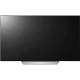 LG OLED55C7D Ultra HD 4K OLED televizyonun siyah ekranlı, ince tasarımlı görünümü, genel renk.