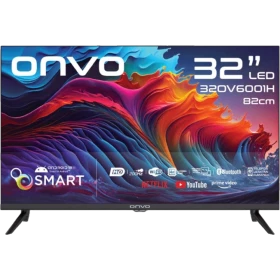 Onvo 32OV6001H HD Ready 32 inç LED televizyon, siyah çerçeveli Smart TV