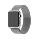 Apple Watch 38 mm gümüş paslanmaz çelik kasa ve Milano Loop kordonlu akıllı saat