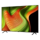 LG OLED77B56LA Ultra HD 4K OLED TV ekranda canlı renkli soyut çizgiler gösteriyor, genel renk.