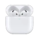 Apple AirPods 5 beyaz kulaklık, açık şarj kutusunda iki kulaklıkla birlikte önden görünüm
