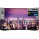 Grundig 55 FLX 9595 SP Ultra HD 4K LED televizyon, şehir manzarası gösteren geniş ekran