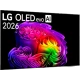 LG OLED65G64LW Ultra HD 4K OLED televizyon, siyah ekranda renkli evo AI görseli