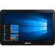 Asus V161GAT-BD018D masaüstü bilgisayar, siyah çerçeveli ekranda Windows 10 masaüstü açık