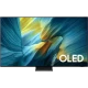 Samsung 83S95F Ultra HD 4K OLED televizyon, canlı renklerle modern ekran tasarımı vitrin görünümü, genel renk