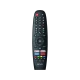 Onvo OV50F900 Ultra HD 4K TV için siyah LED televizyon kumandası, Netflix ve YouTube tuşlarıyla