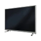Grundig 49 GCU 7800 S Ultra HD 4K TV, siyah ekranlı ve gümüş çerçeveli LED televizyon