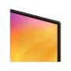 Samsung 85M71H Ultra HD 4K TV, ince siyah çerçeveli ve renk geçişli ekranıyla önden görünüm
