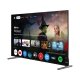 Arçelik A 750 C Ultra HD 4K TV, siyah çerçeveli LED televizyon ve akıllı TV uygulamaları ekranı