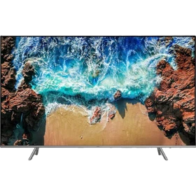 Samsung 82NU8000 Ultra HD 4K LED televizyon, ekranda dalga manzarası ve ince çerçeve görünümü