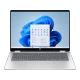 HP OmniBook 5 Flip 14-fp0004nt BT0A4EA açılır-kapanır 2’si 1 arada laptop, açık gri klavye ve ekran görünümü
