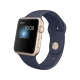 Apple Watch Sport 42 mm altın rengi alüminyum kasa, gece mavisi spor kordonlu akıllı saat