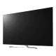 LG 65SJ950V Ultra HD 4K LED televizyon, siyah ekrana sahip şık tasarım görünüyor.