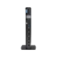 Asus E210-B0630 siyah dikey masaüstü bilgisayar, ön panelinde USB ve ses bağlantılarıyla