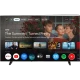 Vestel 55UG9760 Ultra HD 4K LED televizyon, siyah çerçeveli ekranında akıllı TV uygulamalarını gösteriyor