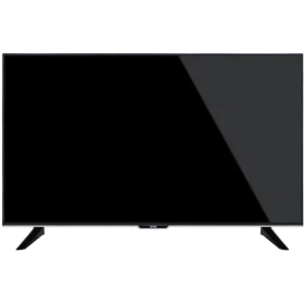 Vestel 55UD8800 Ultra HD 4K LED televizyon, siyah ekranı ve ayaklı tasarımıyla önden görünüm