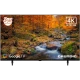 Grundig Tokyo 75 GJU 7900G Ultra HD 4K LED televizyon, siyah çerçeveli ve doğa manzarası gösteren ekran