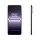 Siyah OnePlus Nord CE5 akıllı telefonun önden ve yandan görünümü, ince çerçeveli modern tasarım