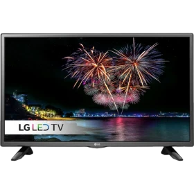 LG 32LH510U HD Ready LED Televizyon; havai fişekli gece manzaralı ekran, genel siyah tasarım