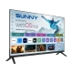 Sunny SN32HMLN-W02S HD Ready HD TV, webOS akıllı arayüzü ve siyah çerçevesiyle önden görünüm