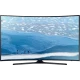 Samsung 55KU7350 55 inç Ultra HD 4K LED TV ekranında kayak manzarası, genel renkli vitrin görünümü