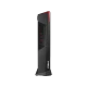 MSI Trident 3 9SI-619EU siyah masaüstü bilgisayar, ince dikey kasası ve ön bağlantı noktalarıyla
