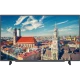 Grundig Munich 32 CLE 6745 AP Full HD LED televizyon, şehir manzarası gösteren siyah ekran