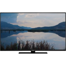 Grundig 55 VLX 9775 BP Miami Ultra HD 4K LED televizyon, siyah çerçeveli ve manzara ekranlı