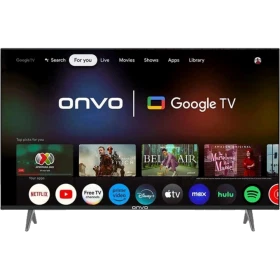 Onvo 55OVF9000UQ Ultra HD 4K LED televizyon, Google TV arayüzüyle önden görünüm