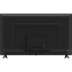 Axen AX50FMN602 Ultra HD 4K LED televizyonun siyah arka paneli ve ayakları arkadan görünümü