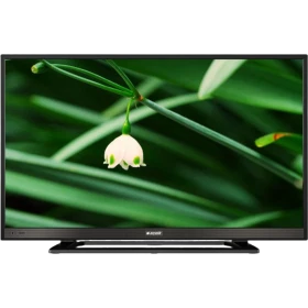 Arçelik A40-LB-5433 Full HD FHD LED televizyon, siyah çerçeveli ekranında çiçek görüntüsüyle.