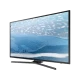 Samsung 65KU7000 Ultra HD 4K LED televizyon ekranında manzara görüntüsü, genel renk tasarım