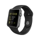 Apple Watch Sport 42 mm uzay grisi alüminyum kasa ve siyah spor kordonlu akıllı saat