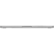 Yandan görünümde ince tasarımlı gümüş Apple MacBook Air M3 13.6 inç laptop