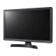 LG 28TL510S-PZ HD Ready LED TV siyah ekranlı, televizyonun ön görünümü