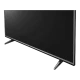 LG 65UH615V Ultra HD 4K LED televizyon, genel renkli şık tasarım ve siyah ekran görünümü