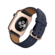 Apple Watch Edition 42 mm, 18 ayar pembe altın kasa ve gece mavisi klasik tokalı kayışlı akıllı saat