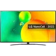 LG 65NANO766QA Ultra HD 4K LED televizyon, NanoCell 2022 teknolojili, genel renkli TV ekranı vitrin görünümü