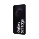 Siyah Samsung Galaxy S25 Edge akıllı telefon, ince çerçeveli ekran ve ortada ön kamera deliğiyle önden görünüm
