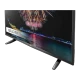 LG 43LH510V 43 inç Full HD LED televizyon, siyah renkli şık ekran görünümü ve havai fişek sahnesi