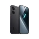 Siyah Poco X8 Pro akıllı telefon, ön ekranı ve çift arka kameralı ince tasarımıyla açıdan görünüm