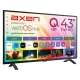 Axen AX43QMN540SC-S 43 inç Full HD LED televizyon, webOS Hub arayüzü ve renkli içerik menüsü
