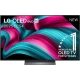 LG OLED77C54LA Ultra HD 4K OLED televizyon, canlı renkli soyut arka planlı vitrin ekran görünümü